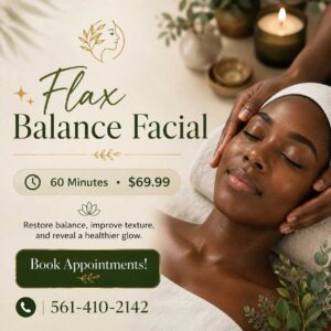 Flax Balance Facial | Restore Skin Balance & Healthy Glow - 60 Minutes