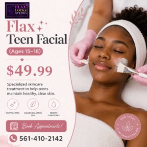Flax Teen Facial (Ages 15–18)